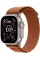 Apple Watch Ultra 3 GPS + Cellular, 49mm Natural Titanium Case with Terra Cotta Alpine Loop - Medium